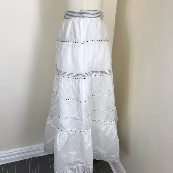 Ulla Johnson tiered silk blend midi skirt - Picture 6 of 7